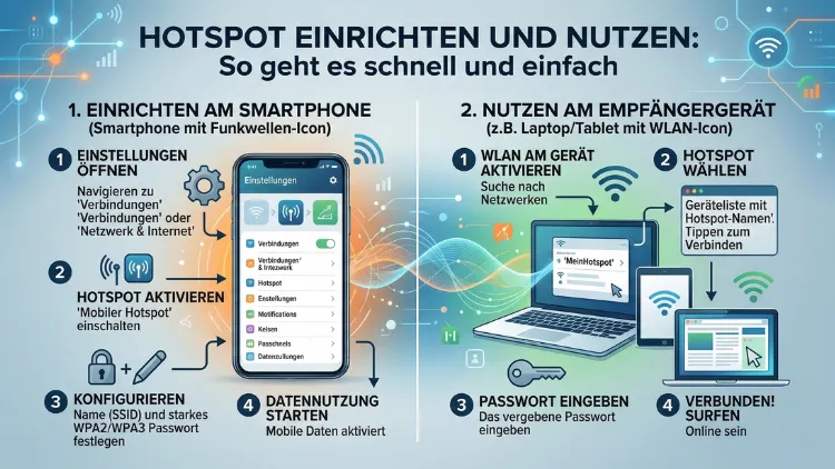 Hotspot einrichten und nutzen: So geht es schnell und einfach