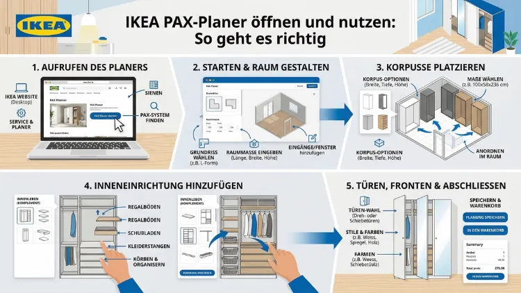 IKEA PAX-Planer öffnen und nutzen: So geht es richtig