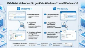 ISO-Datei einbinden: So geht’s in Windows 11 und Windows 10