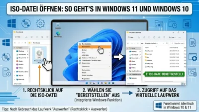ISO-Datei öffnen: So geht’s in Windows 11 und Windows 10