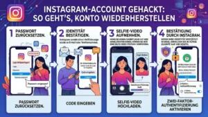 Instagram-Account gehackt: So geht’s, Konto wiederherstellen