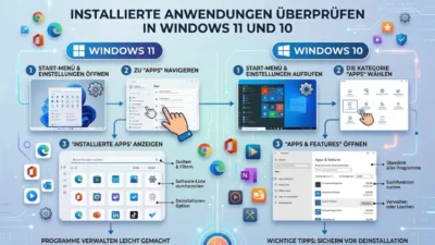 Installierte Anwendungen überprüfen: So geht’s in Windows 11 und 10