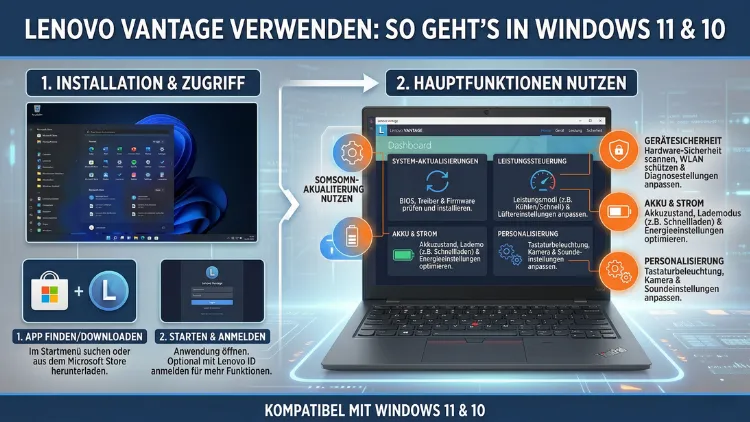 Lenovo Vantage verwenden: So geht’s in Windows 11 und 10