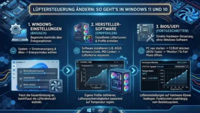 Lüftersteuerung ändern: So geht’s in Windows 11 und 10