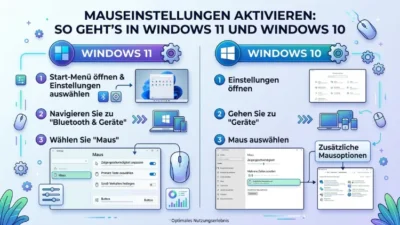 Mauseinstellungen aktivieren: So geht’s in Windows 11 und Windows 10