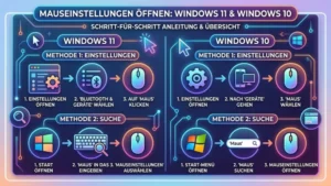 Mauseinstellungen öffnen: So geht’s in Windows 11 und Windows 10