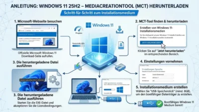 MediaCreationTool (MCT) herunterladen: So geht’s Windows 11 25H2