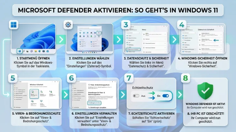 Microsoft Defender aktivieren: So geht’s in Windows 11