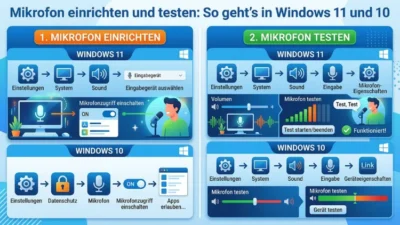 Mikrofon einrichten und testen: So geht’s in Windows 11 und 10