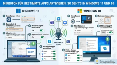 Mikrofon für bestimmte Apps aktivieren: So geht’s in Windows 11 und 10