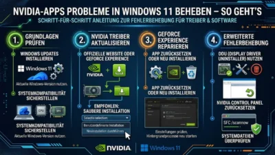 NVIDIA-Apps Probleme in Windows 11 beheben – so geht’s