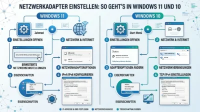 Netzwerkadapter einstellen: So geht’s in Windows 11 und 10