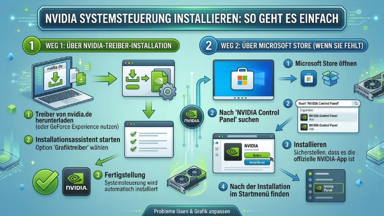 Nvidia Systemsteuerung installieren: So geht’s in Windows 11 und 10