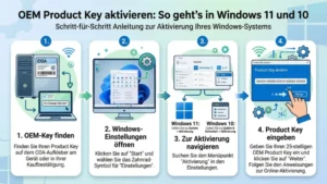OEM Product Key aktivieren: So geht’s in Windows 11 und 10