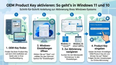 OEM Product Key aktivieren: So geht’s in Windows 11 und 10