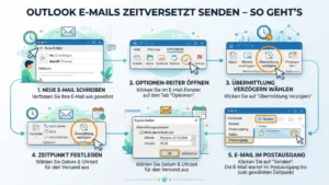 Outlook E-Mails zeitversetzt senden – So geht’s
