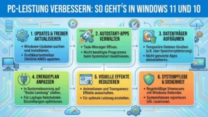 PC-Leistung verbessern: So geht’s in Windows 11 und 10