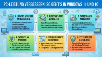 PC-Leistung verbessern: So geht’s in Windows 11 und 10