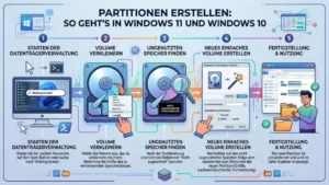 Partitionen erstellen: So geht’s in Windows 11 und Windows 10