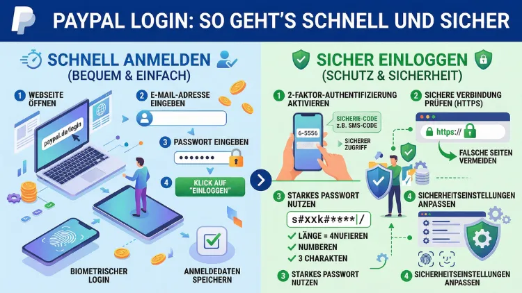 PayPal Login: So geht’s schnell und sicher