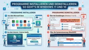 Programme installieren und deinstallieren: So geht’s in Windows 11 und 10