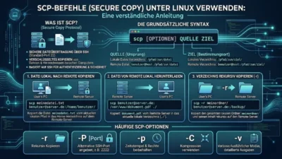 SCP-Befehle (Secure Copy) verwenden: So geht es unter Linux