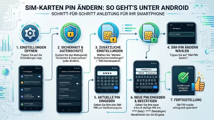SIM Karten PIN ändern: So geht’s unter Android