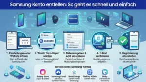 Samsung Konto erstellen: So geht es schnell und einfach
