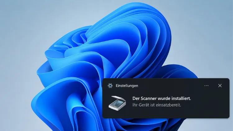 Scanner per USB einrichten