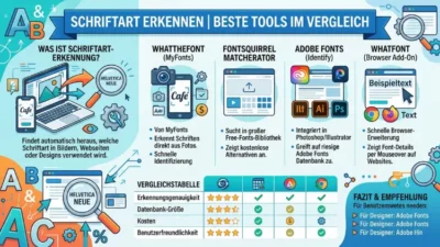 Wie identifiziere ich die Schriftart einer Webseite?