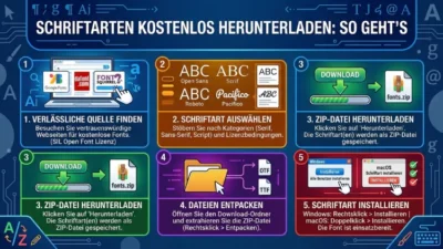 Wie kann ich kostenlose Schriftarten herunterladen?
