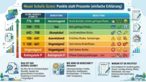 Schufa Score Tabelle: So geht es – einfache Erklärung