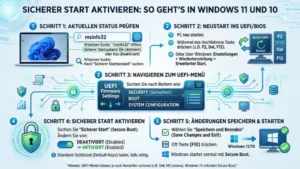 Sicherer Start aktivieren: So geht’s in Windows 11 und 10