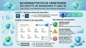 Sicherheitsstatus verstehen: So geht’s in Windows 11 und 10