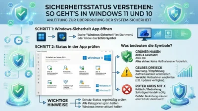 Sicherheitsstatus verstehen: So geht’s in Windows 11 und 10