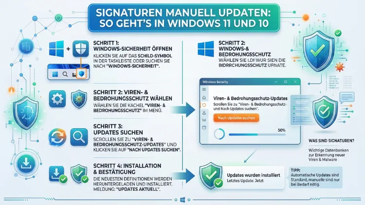 Signaturen manuell updaten: So geht’s in Windows 11 und 10