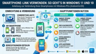 Smartphone-Link verwenden: So geht’s in Windows 11 und 10