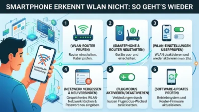 Smartphone erkennt WLAN-Netzwerk nicht: So geht’s wieder