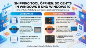 Snipping Tool öffnen: So geht’s in Windows 11 und Windows 10