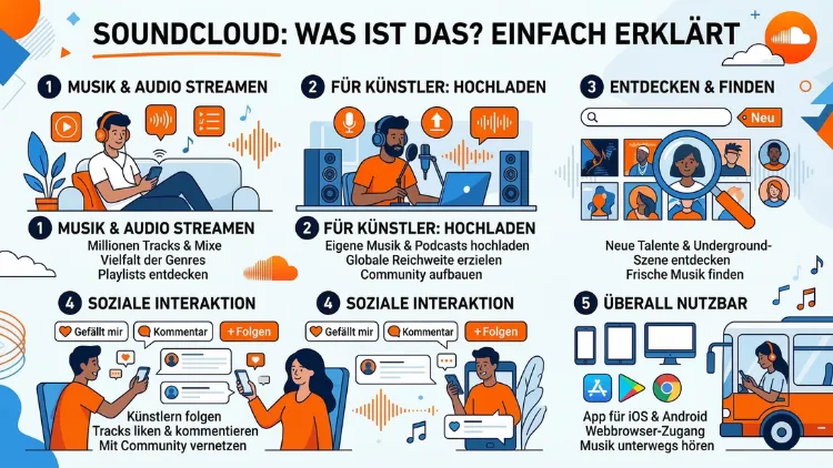 SoundCloud: Was ist das? Einfach erklärt