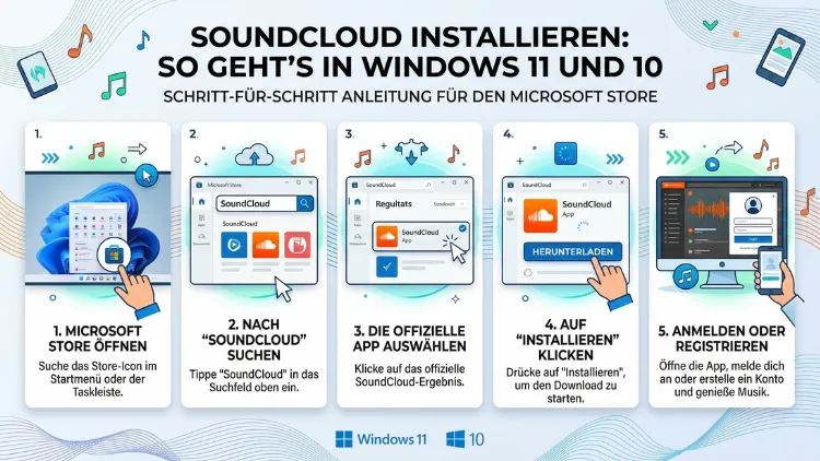 SoundCloud installieren: So geht’s in Windows 11 und 10