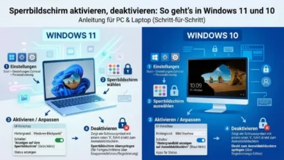 Sperrbildschirm aktivieren und deaktivieren: So geht’s in Windows 11 und 10