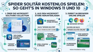 Spider Solitär kostenlos spielen: So geht’s in Windows 11 und 10