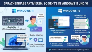 Spracheingabe aktivieren: So geht’s in Windows 11 und 10