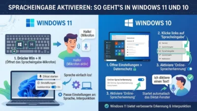 Spracheingabe aktivieren: So geht’s in Windows 11 und 10