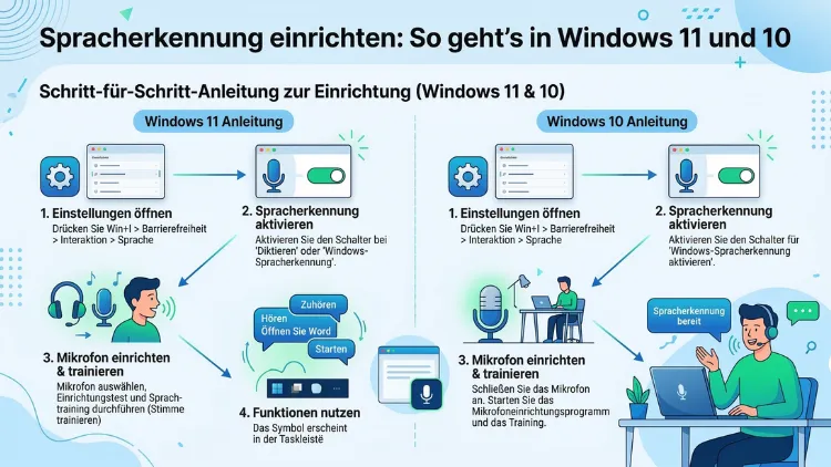 Spracherkennung einrichten: So geht’s in Windows 11 und 10
