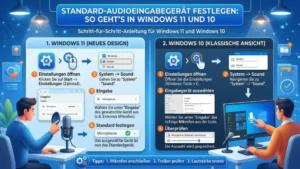 Standard-Audioeingabegerät festlegen: So geht’s in Windows 11 und 10