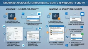 Standard-Audiogerät einrichten: So geht’s in Windows 11 und 10