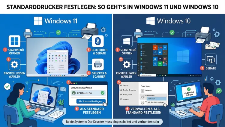 Standarddrucker festlegen: So geht’s in Windows 11 und Windows 10