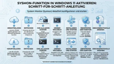 Sysmon-Funktion in Windows 11 aktivieren – so geht’s